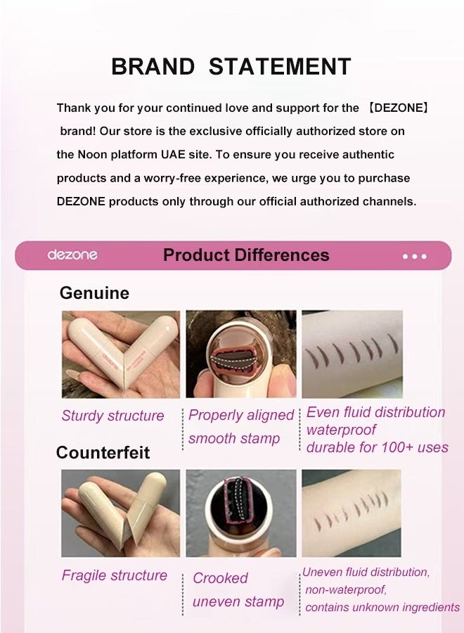 DEZONE كحل مقاوم للماء لمدة 1 ثانية - أسود - Image 4