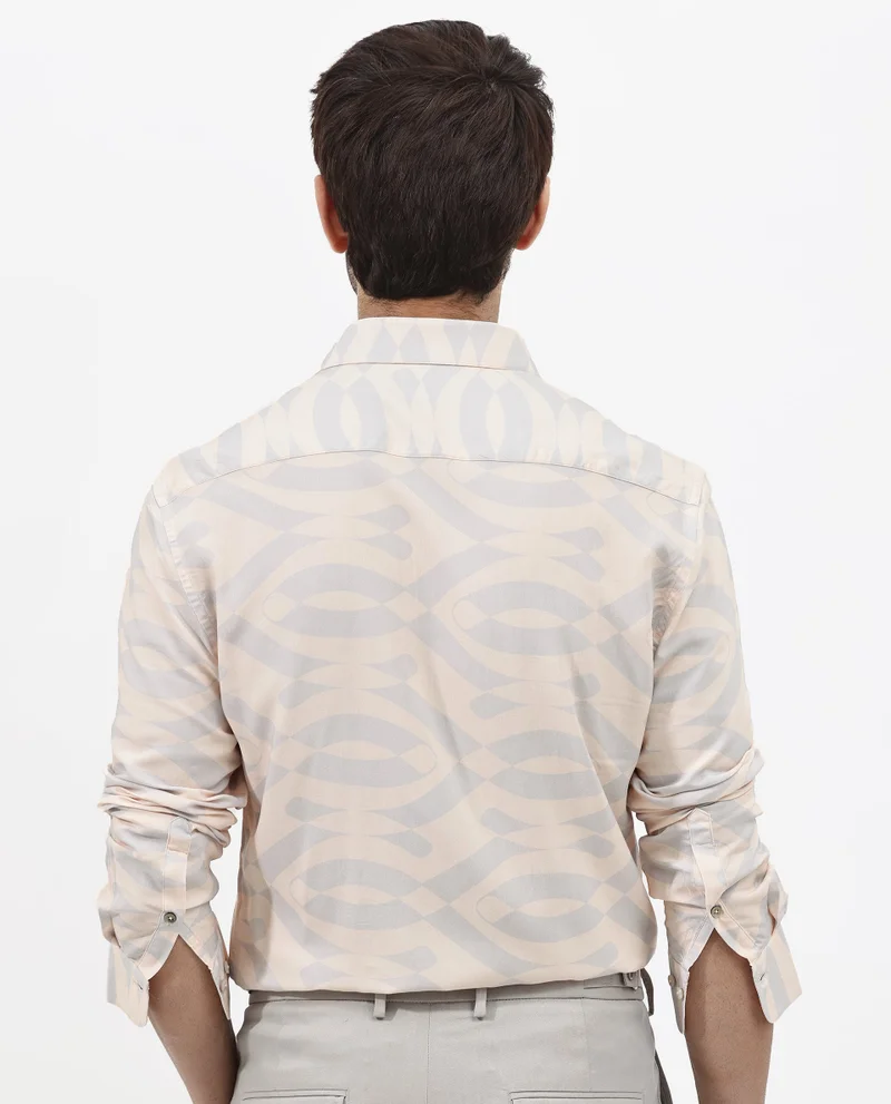 Rare Rabbit Men's Abstract Print Shirt