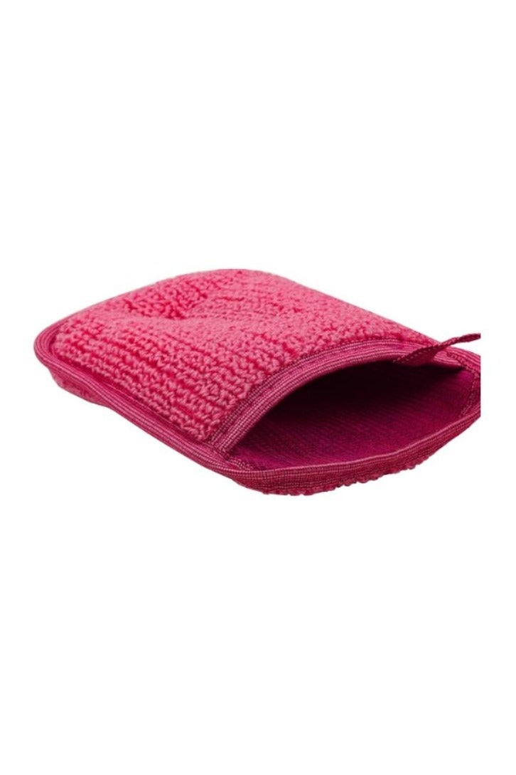 Waritex Massage bath loofah - pink carnival palm. - Image 2
