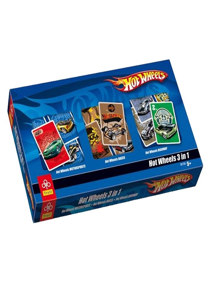 Hot Wheels TREFL - Hot Wheels SET 3in1 - Clubs Game. Strategic and logical - 8189 - Image 1