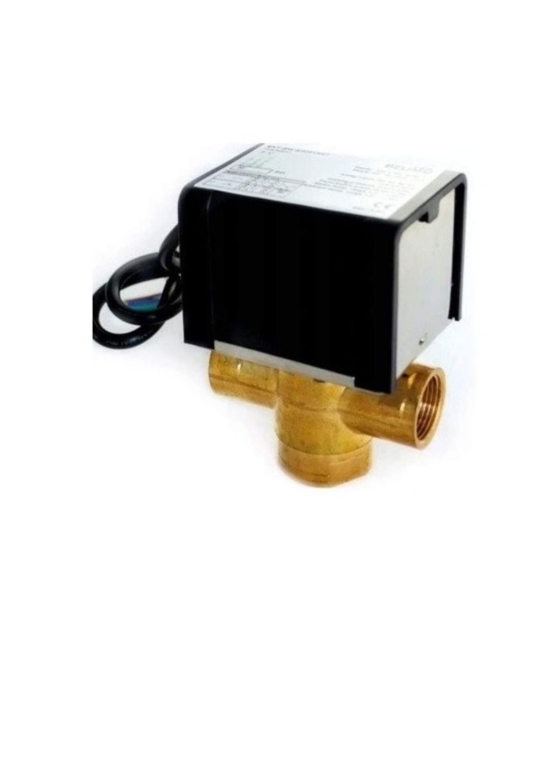 Generic 230VAC Electric HVAC Valve Actuator with Cable for Chiller Water AC Systems 2 Way 3/4 Inch  - Image 3