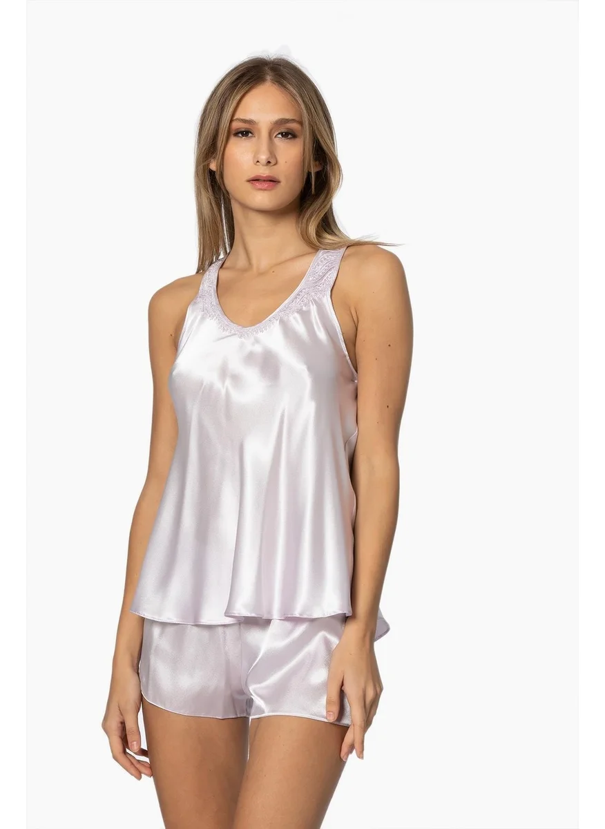 pierre cardin 6010 Women's Satin Six Dowry Set - Viola