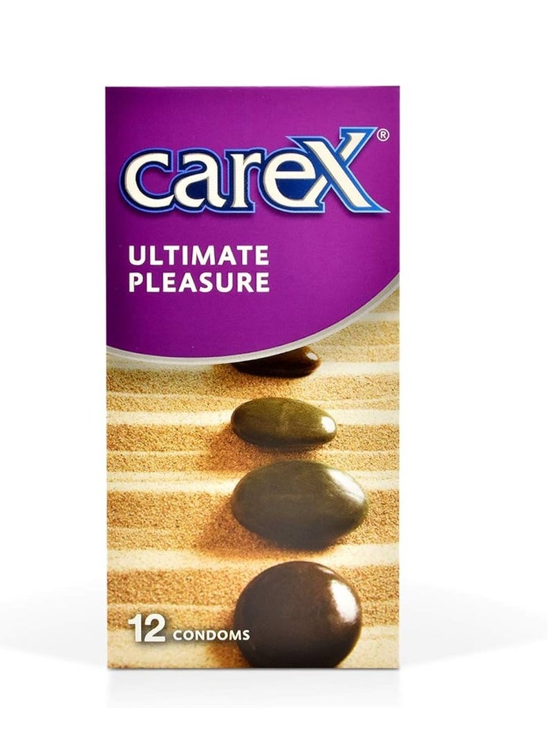 careX Ultimate Pleasure Condoms 12'S - Image 1