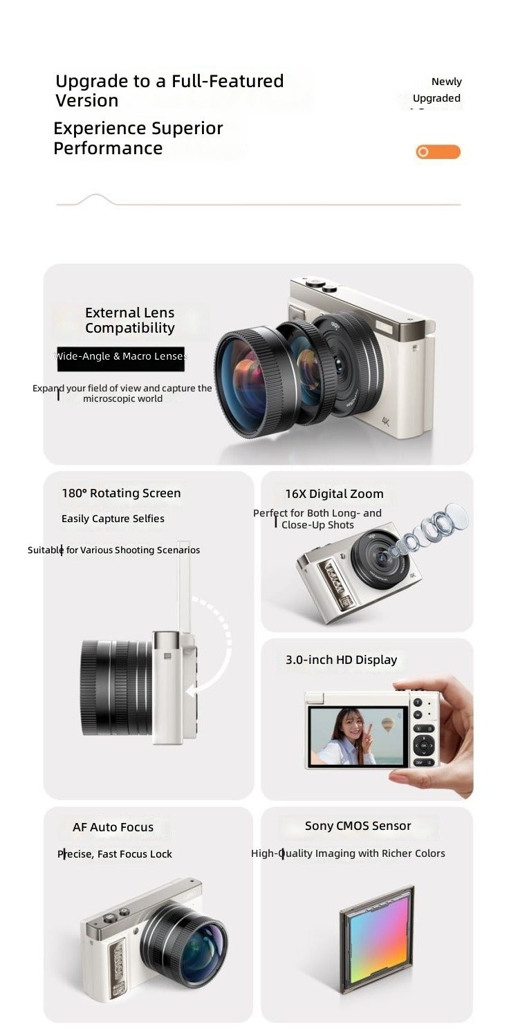 آيجو كاميرا رقمية أيجو D9Ultra/D9Pro للطلاب - كاميرا مرايا مدمجة للمبتدئين من الفتيات - Image 5