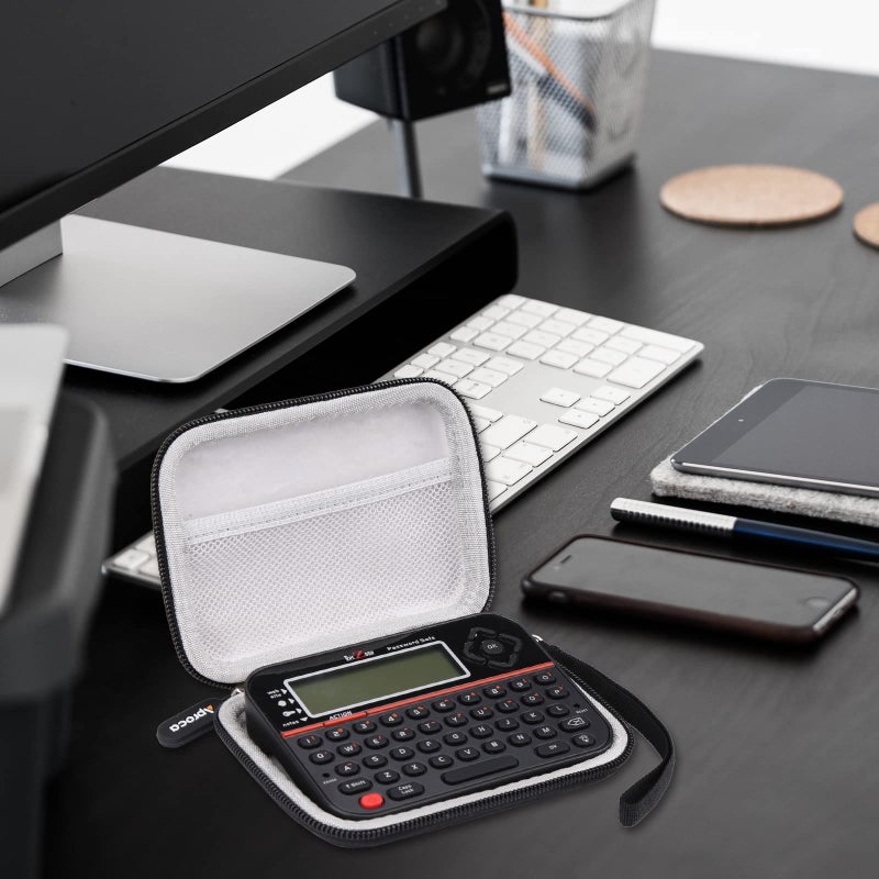 Aproca حافظة سفر صلبة من أبرواكا، لجهاز ريكزون لحفظ كلمات المرور (أسود - إصدار جديد) - Image 4