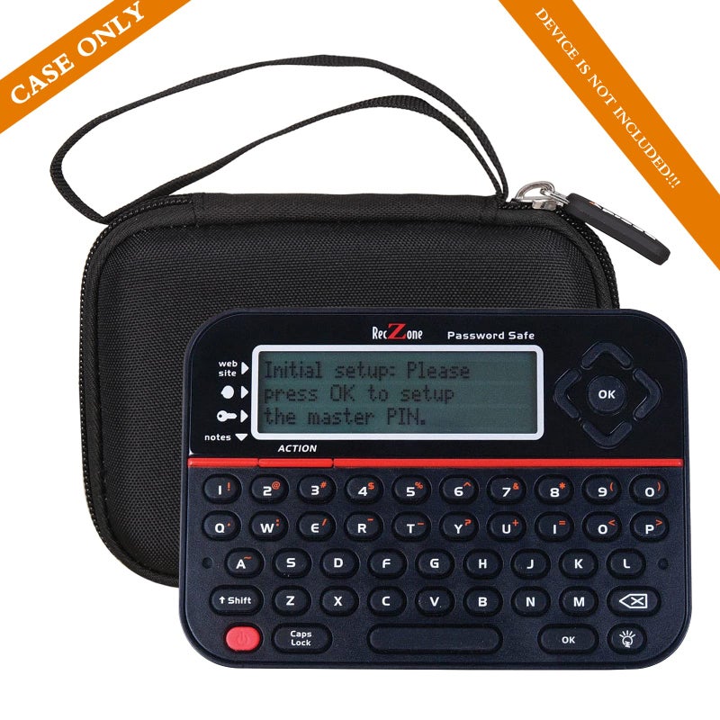 Aproca حافظة سفر صلبة من أبرواكا، لجهاز ريكزون لحفظ كلمات المرور (أسود - إصدار جديد) - Image 5