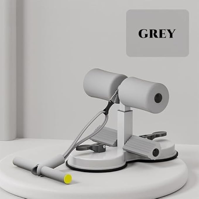 rayihni Sit Up Bar For Floor, Adjustable Abdominal Sit-Up With Tension Rope, Double Self-Suction Portable Sit Up Exercise, Core Strength Muscle Training, Sit Up Assistant Device For Home Exercise - Image 4