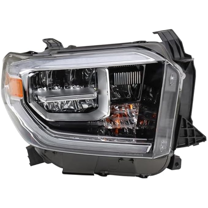 TRQ Right Headlight Compatible With 20182021 Toyota Tundra - Image 1