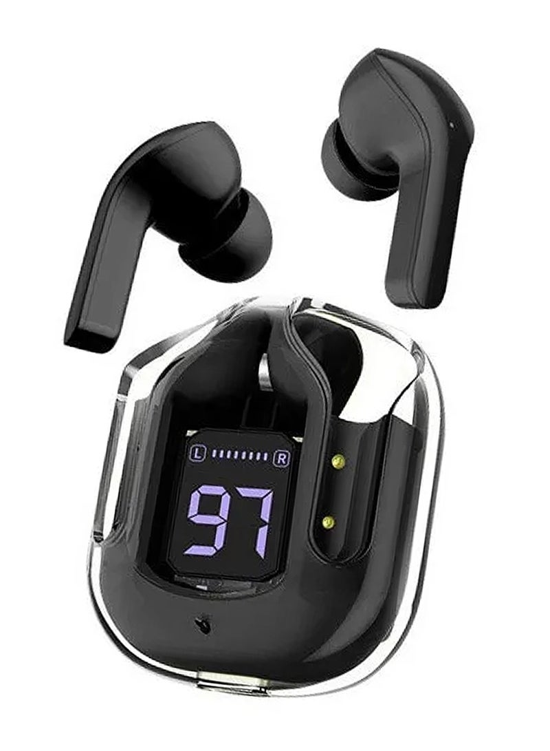 iBRIT Transparent Bluetooth Earphone, iBrit Air TWS31 - Black - Image 1