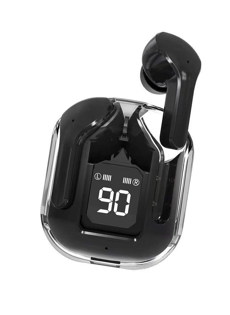 iBRIT Transparent Bluetooth Earphone, iBrit Air TWS31 - Black - Image 2