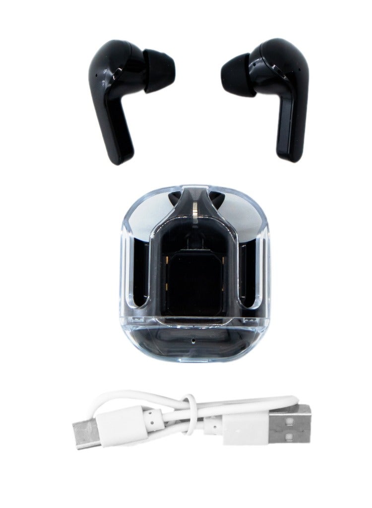 iBRIT Transparent Bluetooth Earphone, iBrit Air TWS31 - Black - Image 4