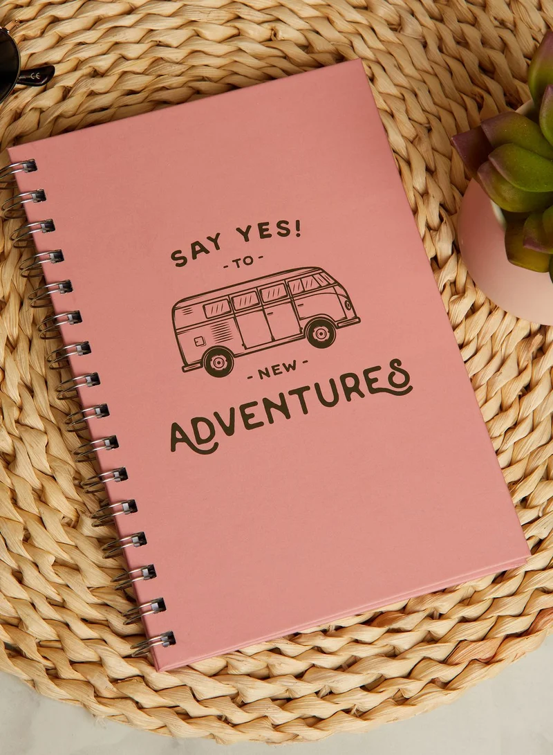 Back to school kit A5 Spiral Hardcover Notebook - Adventures