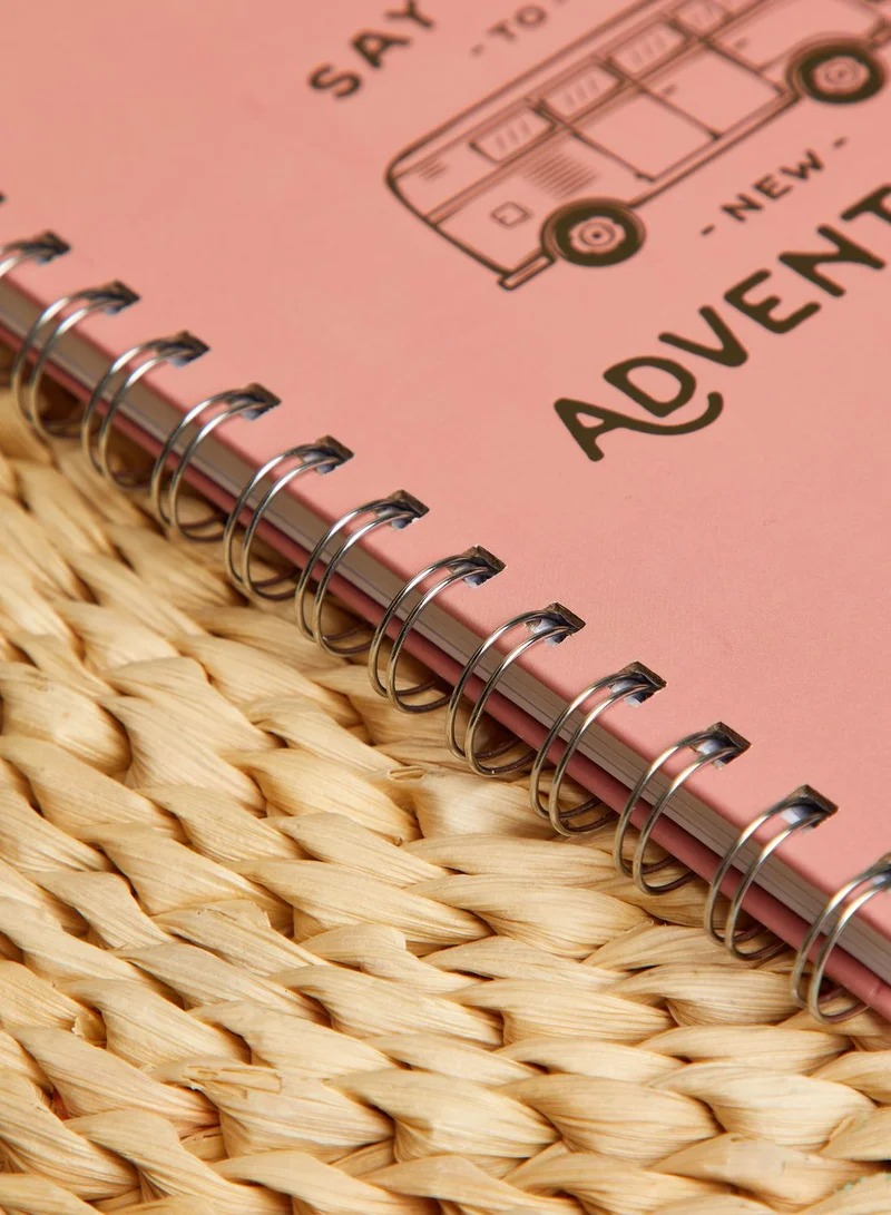 Back to school kit A5 Spiral Hardcover Notebook - Adventures