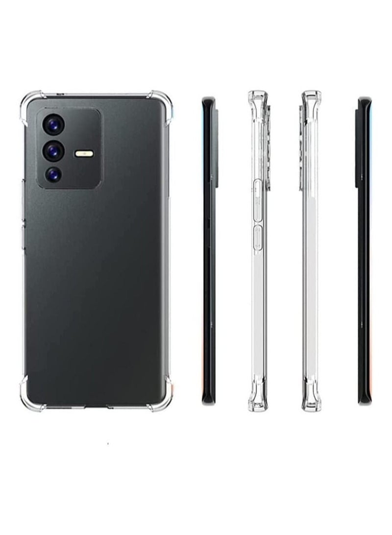 IAF Case Clear Reinforced Edges TPU Bumper Anti-Scratch Shock Proof Cover For Vivo V23 5G - Image 1
