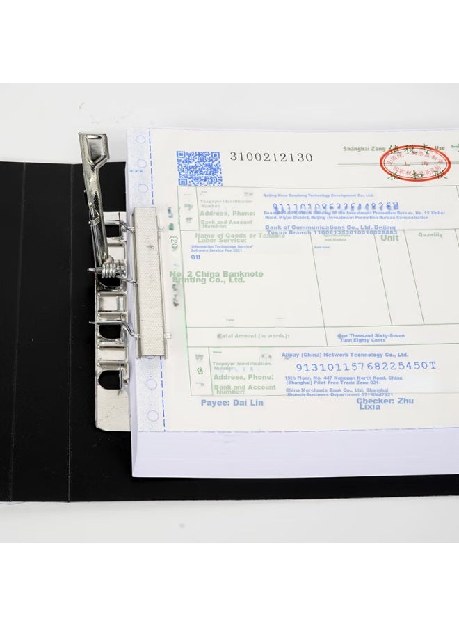Simaa A5 Bill Holder, Financial Doent Organizer, File Folder, Pp Material, 1 Piece, 6071 , Blue - Image 4