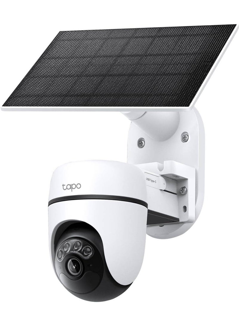 Tapo C610 Kit 2K 3MP Wireless Outdoor WiFi Camera with Solar Panel, 360° PTZ, Color Night Vision, IP65 - Image 4