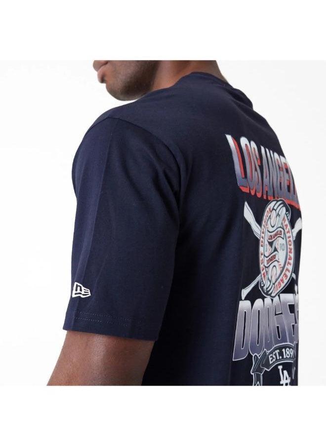 NEW ERA - Los Angeles Dodgers Baseball Graphic Oversized T-Shirt - Image 1