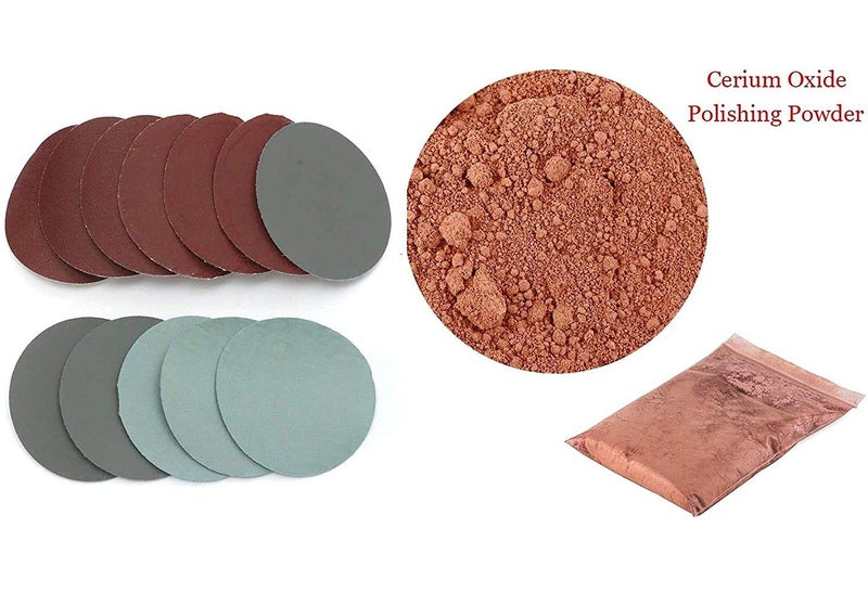 DIY Crafts CTDIYHI53745 9 Pcs Window Cleaning Polishes Windshields Repair Kit Watch Car Windows Easy Use Wheel Cerium Oxide - Image 2