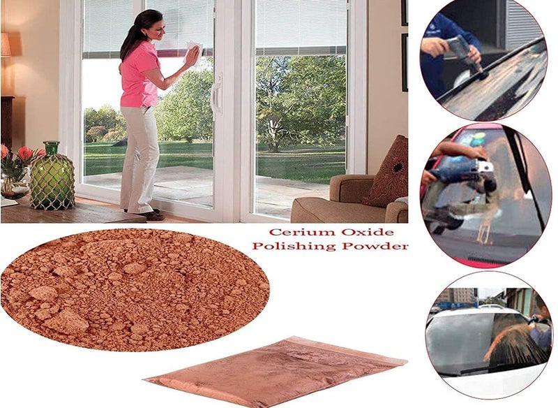 DIY Crafts CTDIYHI53745 9 Pcs Window Cleaning Polishes Windshields Repair Kit Watch Car Windows Easy Use Wheel Cerium Oxide - Image 3