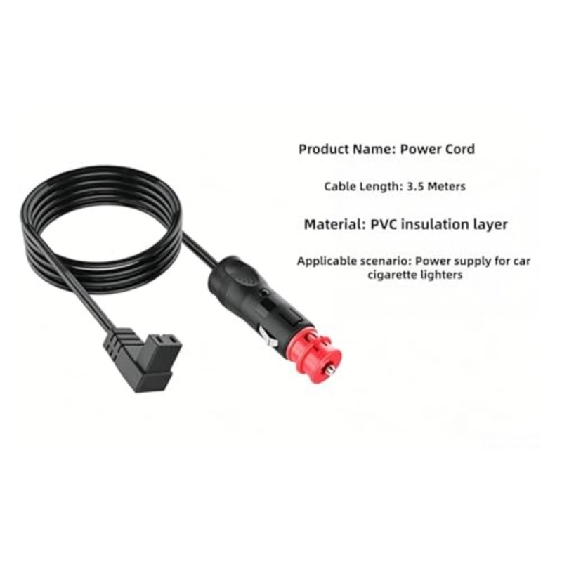 Portable car refrigerator 12V/24V DC power cord - Image 4