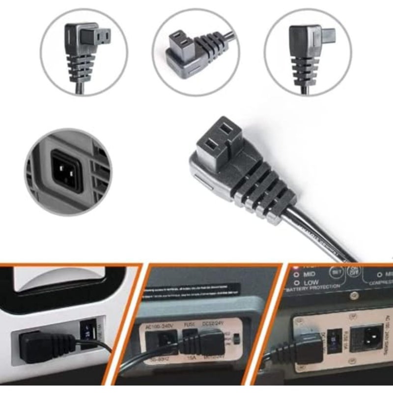 Portable car refrigerator 12V/24V DC power cord - Image 3