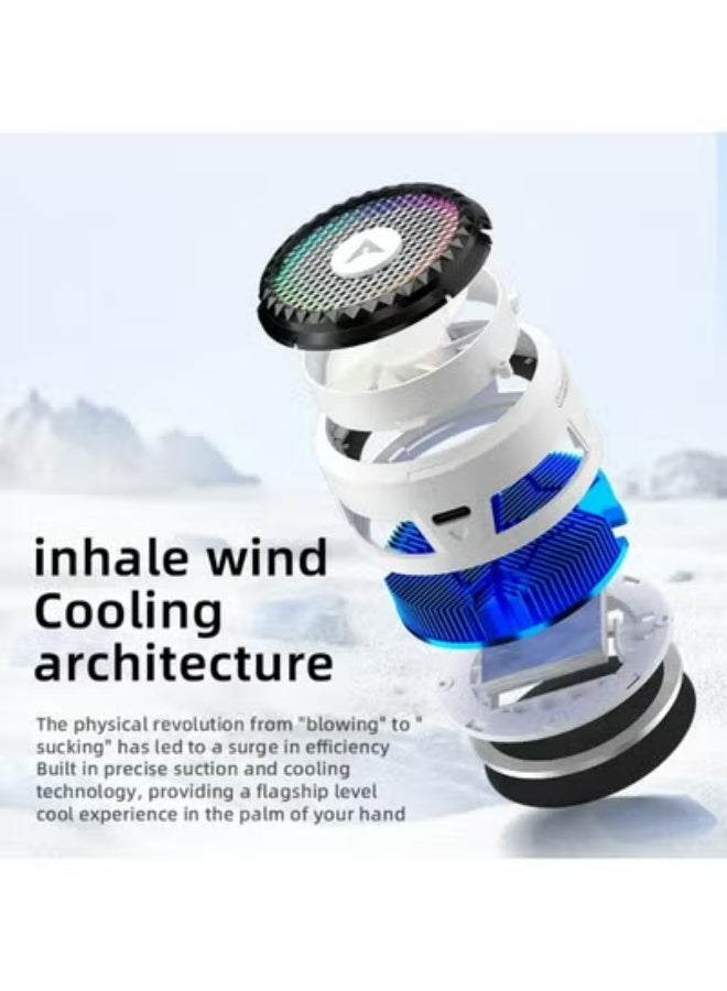 Piva X30 27W Super Power Magnetic Phone Cooler, Fast Semiconductor Cooling Fan Radiator with RGB Light, Portable Phone Cooling Case Compatible with MagSafe iPhone 15 14 13 Pro Max, Android & PUBG Gaming - Image 4