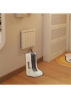 Generic Tall Boot Storage Bag | Boots Shoe Storage Bag | Dust Proof Tall Boot For Storage And Travel Dust Proof Travel Shoe Bags For Packing Wardrobe Carry Bag Travel And Daily Use, Long style, Beige  - Image 3