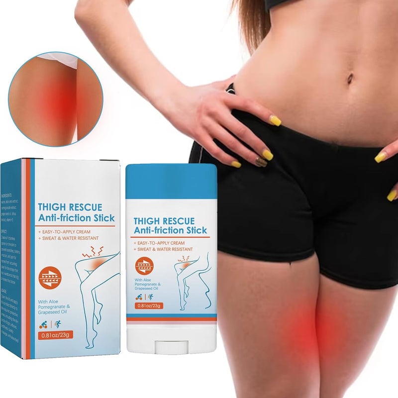 koahde Anti-Chafing Gel,Waterproof Chafe Stick,Anti Chafe Stick,Chafing Sticks Women,Thigh Rescue Anti Chafe Stick,Thigh Rubbing & Foot Blister Gel Stick,Breathable & Sweat Resistant Chub Rub Gel Balm - Image 2