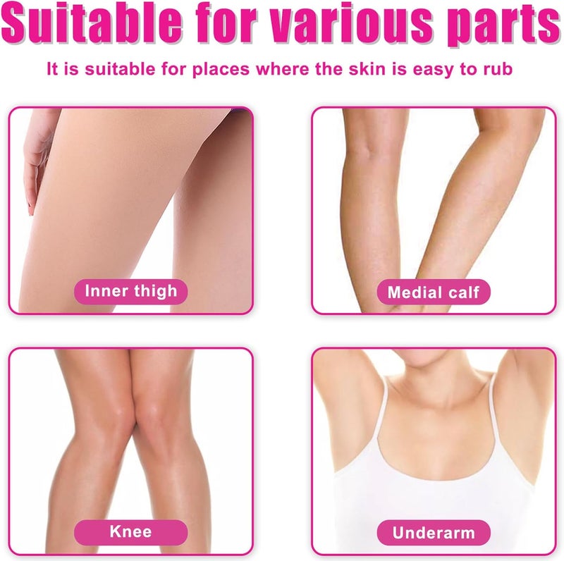 koahde Anti-Chafing Gel,Waterproof Chafe Stick,Anti Chafe Stick,Chafing Sticks Women,Thigh Rescue Anti Chafe Stick,Thigh Rubbing & Foot Blister Gel Stick,Breathable & Sweat Resistant Chub Rub Gel Balm - Image 3