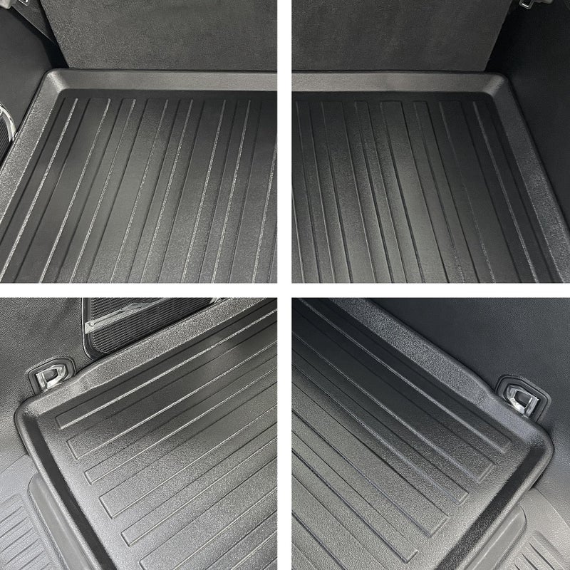 Generic EcoLiner USA Premium Cargo Liner for Jeep Wagoneer Behind 3rd Row Seats 2022-2023 - 100% Protection - Custom Fit Car Trunk Mat - All-Season Black Cargo Mat - 3D Shaped Laser Measured Trunk Liners - Image 2