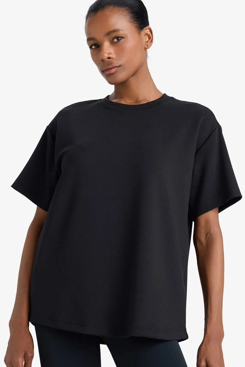ديفاكتو DeFactoFit Oversize Fit Sports Modal T-Shirt