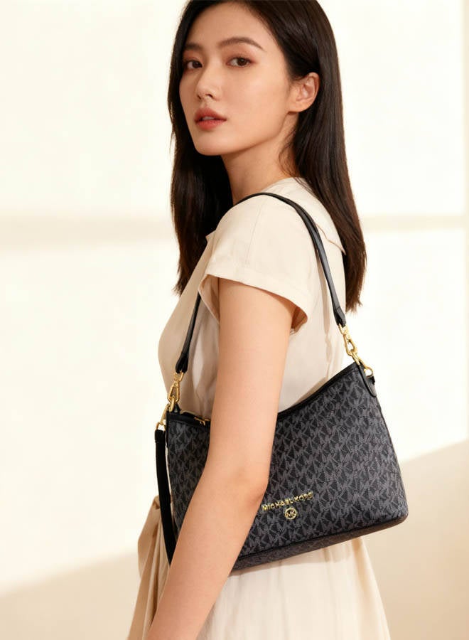 ام كي حقيبة إبطي كلاسيكية رمادية للنساء حقيبة يد حقيبة كتف حقيبة توت - Image 2