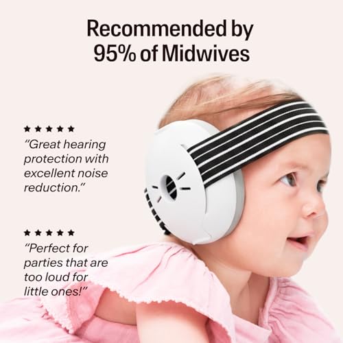 ALPINE HEARING PROTECTION Alpine Muffy Baby Ear Protection - Noise Reduction Ear Muffs for Babies and Toddlers up to 36 Months - Comfortable Infant Hearing Protection - Prevent Damage & Improve Sleep, Black - Image 4
