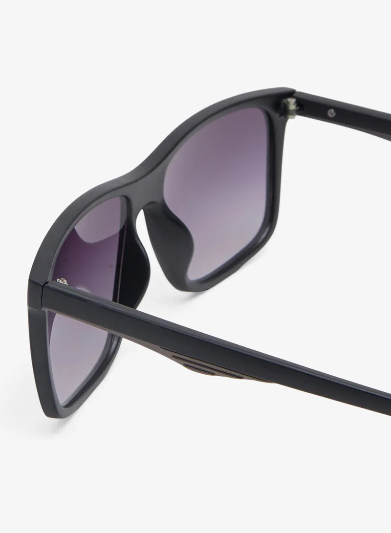 Redtag Men Black Wayfarer Sunglasses