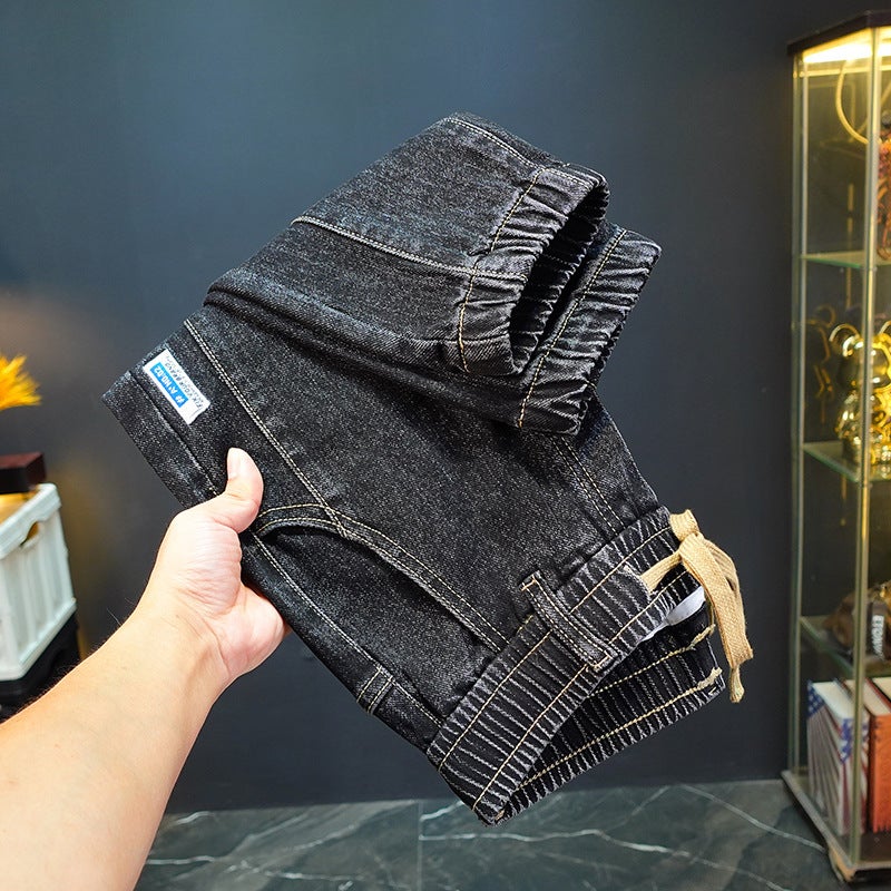 Unisex Classic Denim Jeans Loose Fit Daily Outdoor Wear - Image 1