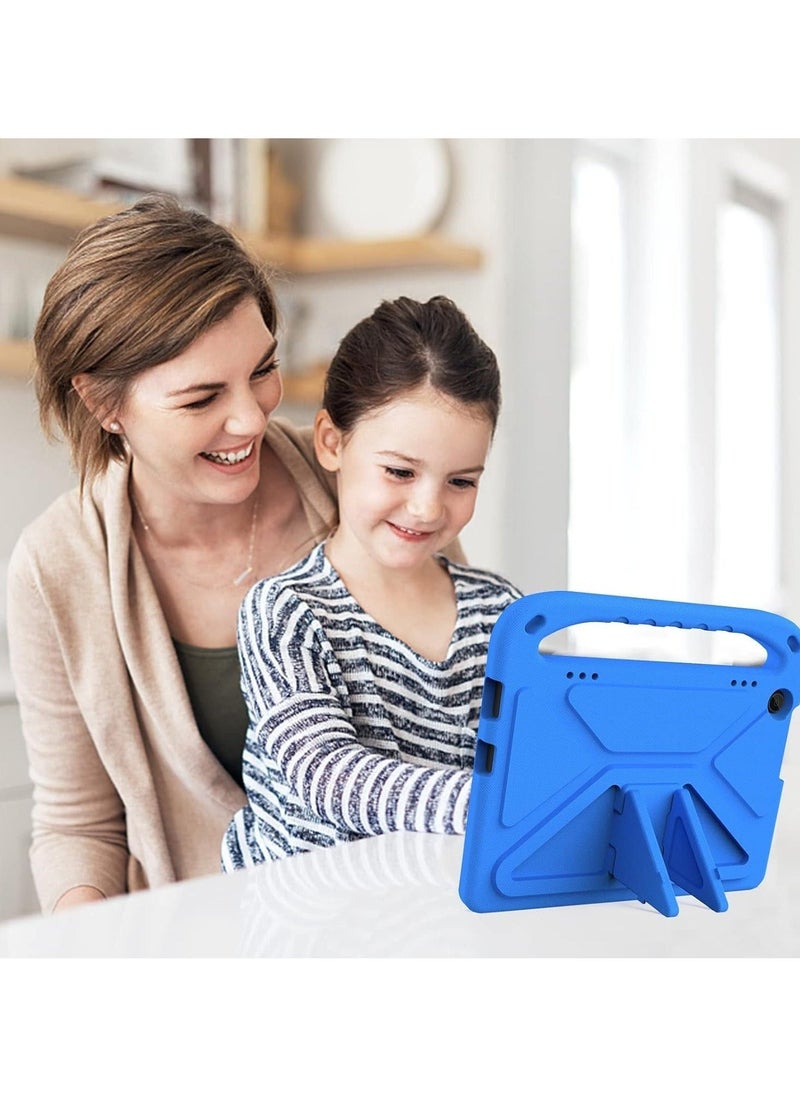 Lenovo Tab M10 3rd Gen 101 Inch 2022 Kids Tablet Case EVA Lightweight Shockproof Dropproof Handle Kickstand Protective Cover Blue - Image 5