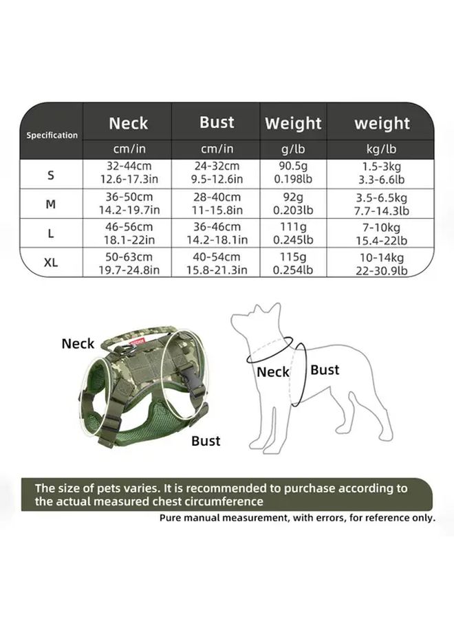 Gray L Cat Dog Harness Vest Reflective Strip Breathable Rainproof - Image 3