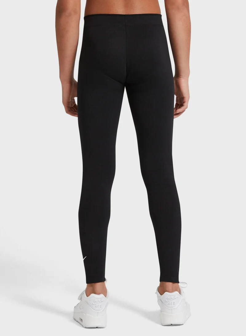 Nike Youth Nsw Favorites Swoosh Leggings