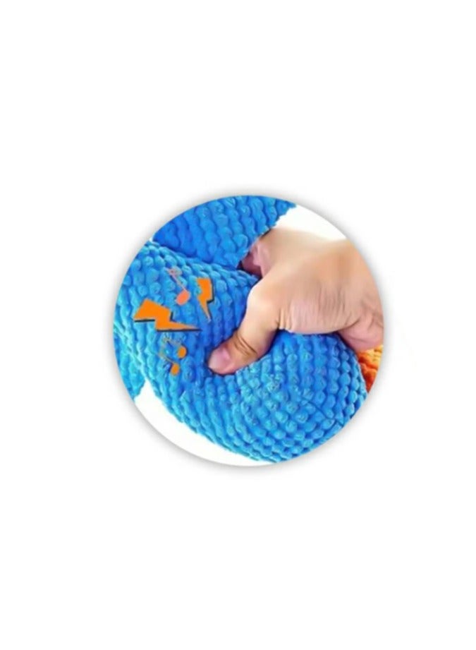 Interactive Dog Squeaky Duck Toy - A Durable, Plush Toy for Fun and Engaging Playtime with Your Dog (Blue) - Image 3