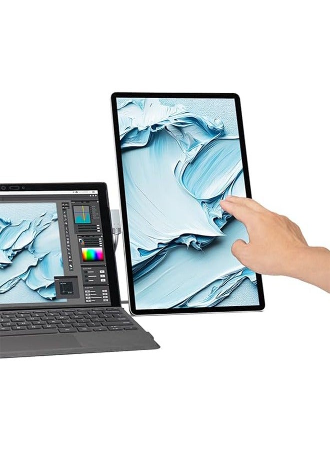 SOTSU FlipAction Touch 14" Premium Portable Monitor SFA14TCMG | FHD IPS Pivoting Dual Laptop Screen | Touchscreen for Cellphone, Gaming, and Travel | PC, Chrome, Android, DeX Compatible - Image 4