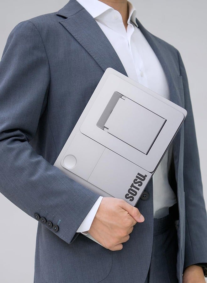 SOTSU FlipAction Touch 14" Premium Portable Monitor SFA14TCMG | FHD IPS Pivoting Dual Laptop Screen | Touchscreen for Cellphone, Gaming, and Travel | PC, Chrome, Android, DeX Compatible - Image 5