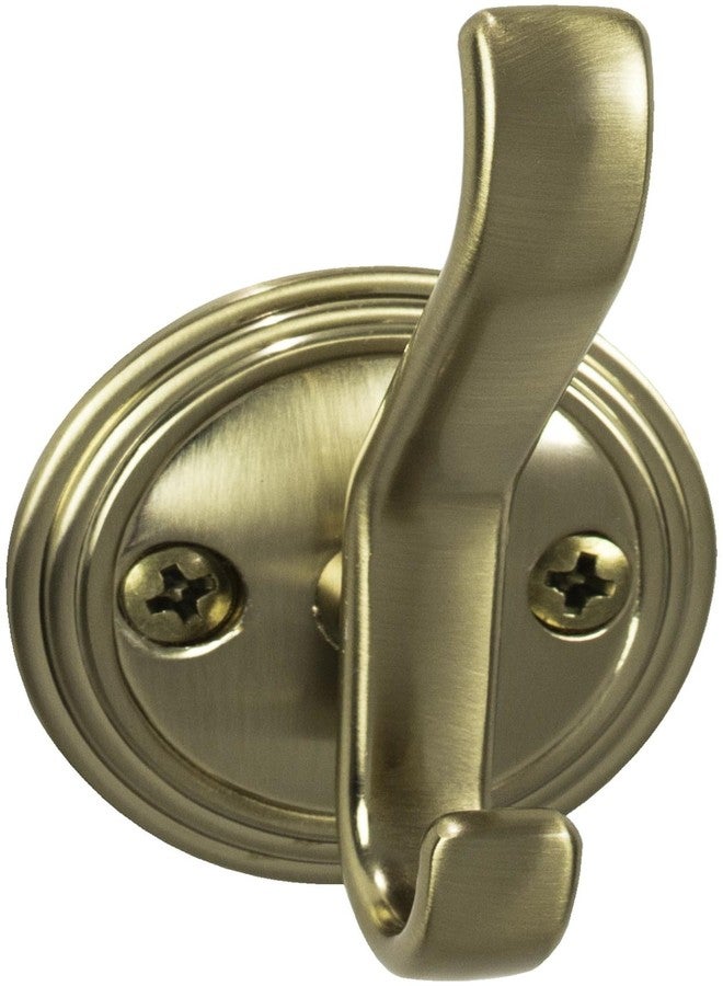 Top Knobs TK1061 Hooks Double Robe Hook - Honey Bronze - Image 1
