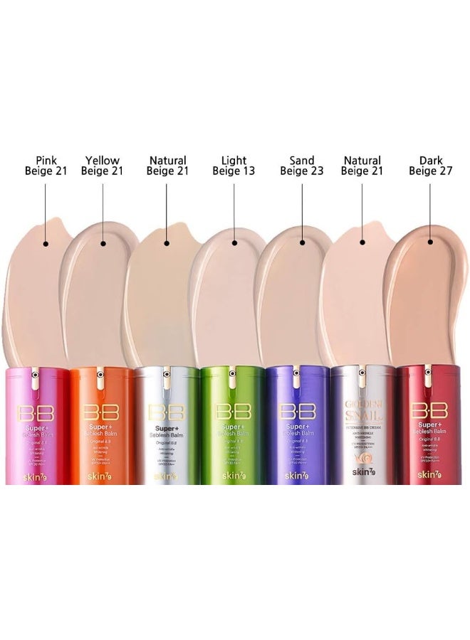 Skin79 [SKIN79] Super Plus Beblesh Balm Triple Function Orange BB Cream #21 Yellow Beige 1.35 fl.oz. (40 ml) - Rich Vitamin Complex Care Healthy and Vital Skin - Image 3