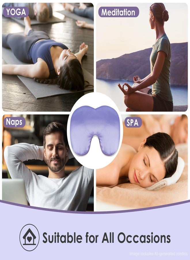 Atsuwell Sinus Mask 2 Packs, Heated Eye Masks for Dry Eyes & Sinus Relief, Weighted Eye Pillow for Face Microwavable Warm Cold Compress for Migraine, Stye, Relaxation, Purple - Image 5