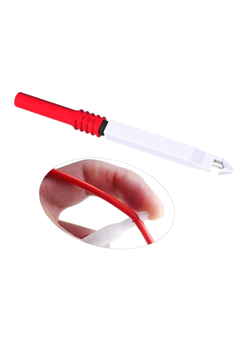 KASTWAVE Circuit Testers, Banana to Banana Plug Test Leads Kit, with Alligator Clips Insulation Wire Piercing Probes, for Multimeter Automotive Diagnostic Testing, 4mm - Image 5