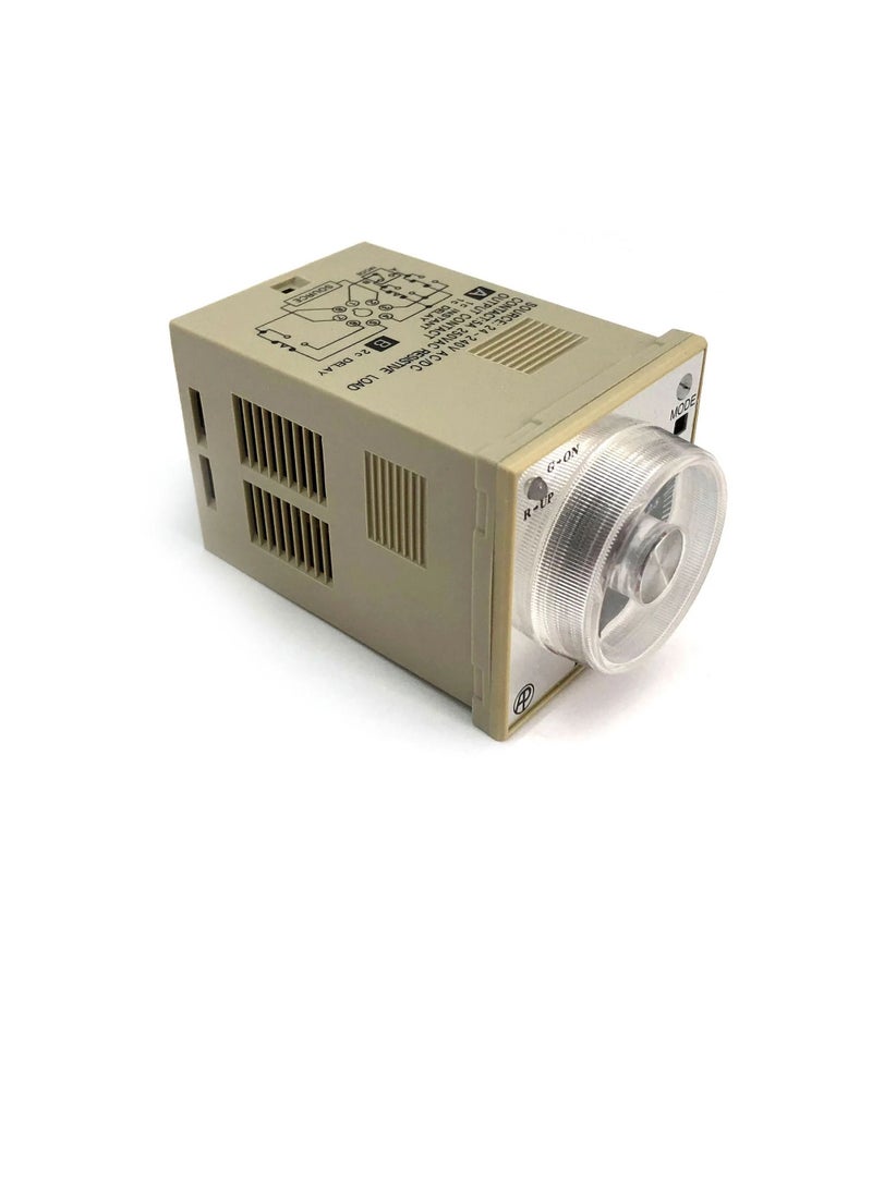 Generic - 8 Pin Timer Multi Range Din Rail Mount 24-240V AC/DC TM48S Auspicious TM48S-6/60S - Image 1