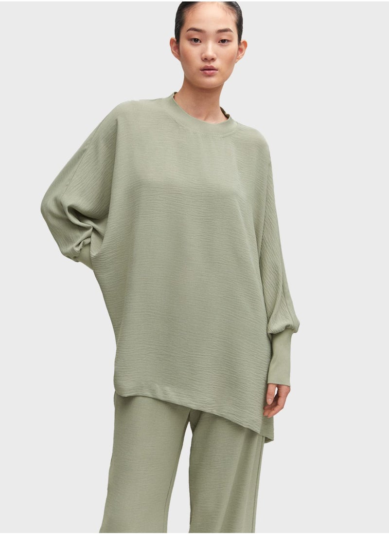 MANGO - Round Neck Sweatshirt - Image 1