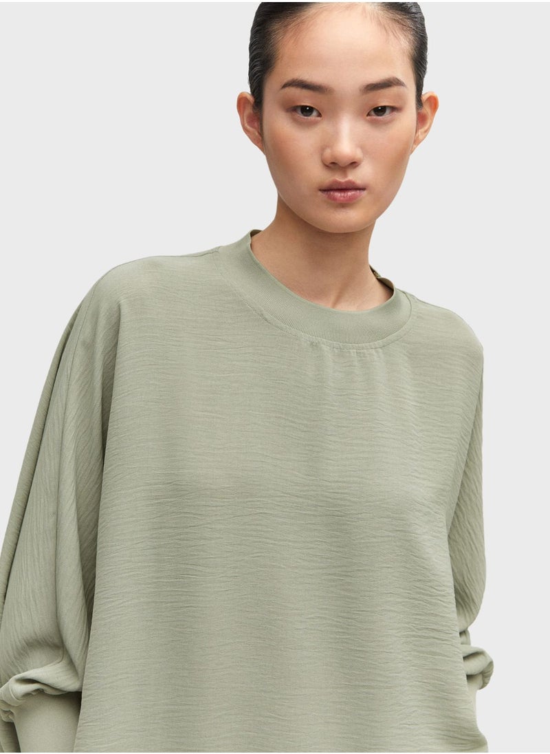 MANGO - Round Neck Sweatshirt - Image 1