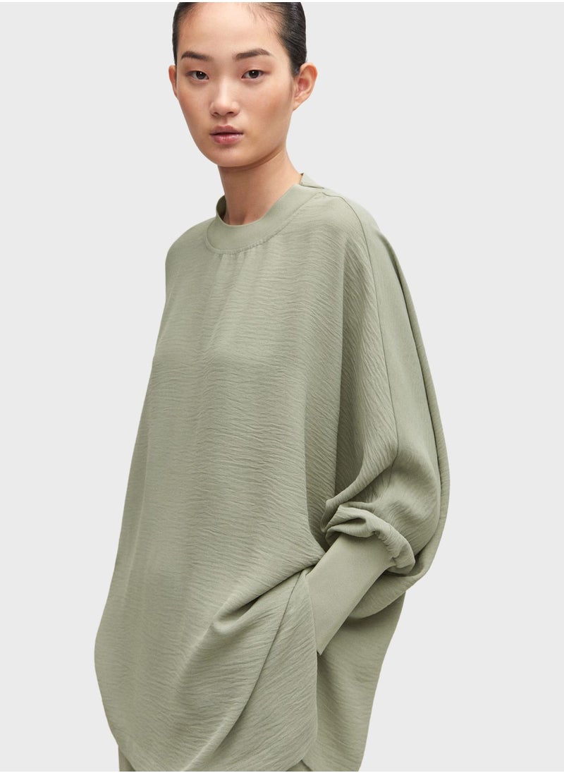MANGO - Round Neck Sweatshirt - Image 1