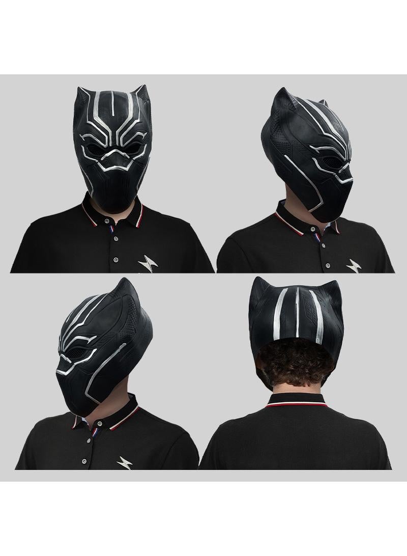 Bluejw The Avengers Black Panther Head Cover Mask Children Adult Costume Props For Comic Con Party Masquerade - Image 3